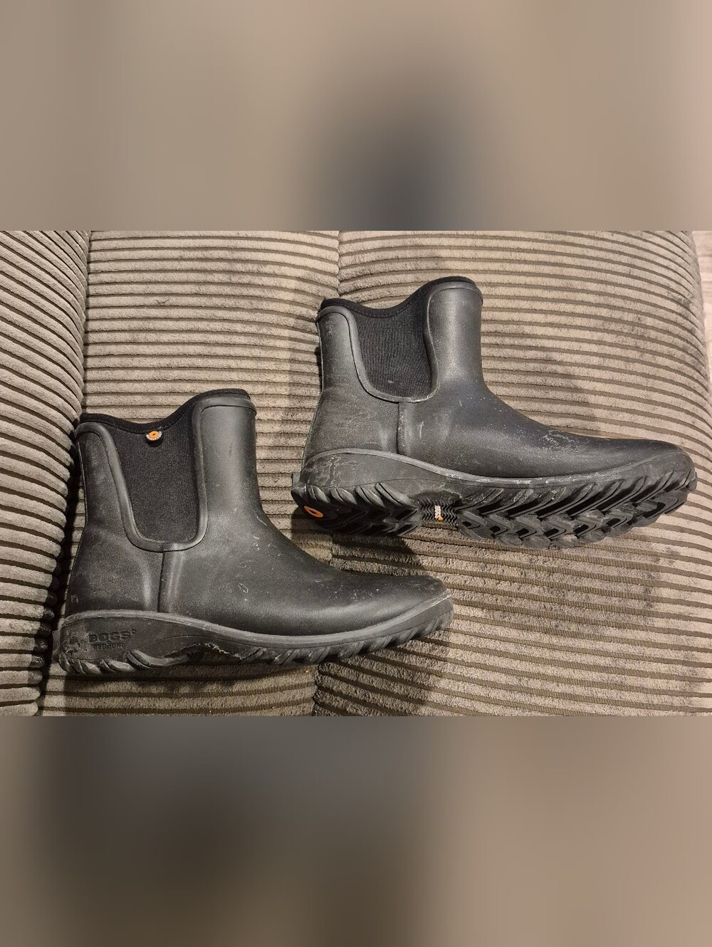 BOGS Sauvie Women's Waterproof Black Boots Size 7 - Picture 7 of 11